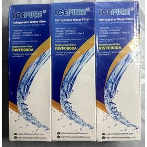 ICEPURE RWF0900A Fit WRX735SDHZ Filter4 WRF555SDFZ09 9006 Water Filter 3 Pack